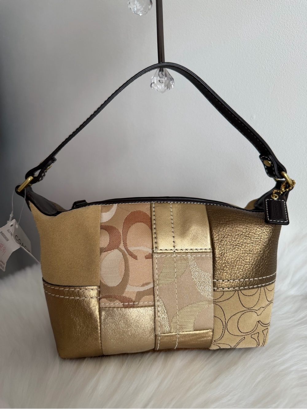 Coach y2k patchwork mini bag F40971